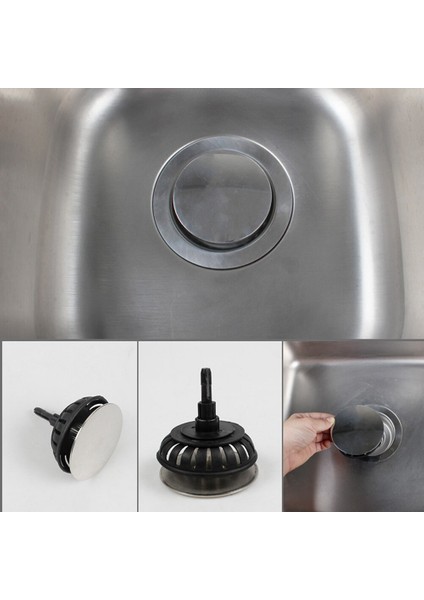 Talea Lavabo Zıplayan Şemsiye Kanalizasyon Filtresi Yedek Süzgeç Sepeti Süzgeç Lavabo (Yurt Dışından)