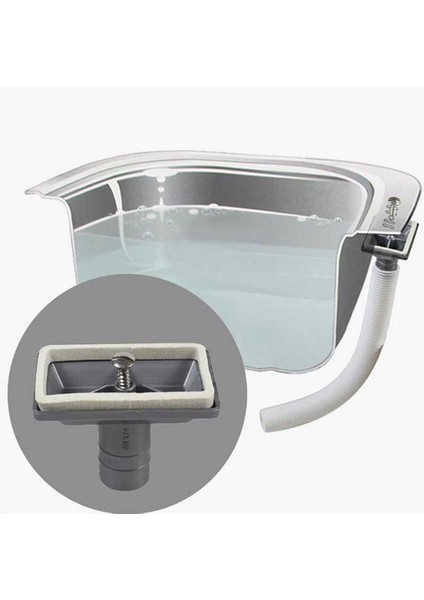 Talea Sızıntı Lavabo Aksesuarları Dikdörtgen Baş Aşağı Taşma Mutfak Lavabo Taşma Başlığı Hortumu QY027C001 (Yurt Dışından)