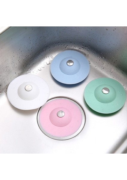 Mutfak Banyo Lavabo Fişi Drenaj Koku Giderici Push-On Zemin Drenaj Havza Fişi Fişi Banyo Aksesuarları (Yurt Dışından)