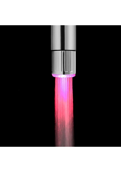 Sıcaklık Kontrollü LED Rgb LED Musluk Işık Su Akışı Musluk Mutfak Lambası Pil Gerekmez (Yurt Dışından) indirimleri