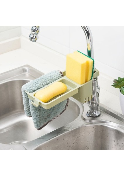 Drenaj Raf Su Musluk Lavabo Sünger Sabun Bez Depolama Mutfak Aracı Ayarlanabilir (Yurt Dışından) fiyatları
