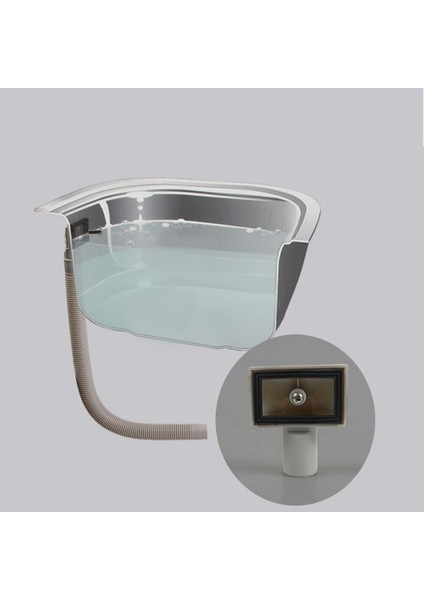 Kare Lavabo Derz Malzemesi Mutfak Lavabo Taşması Anti- (Yurt Dışından)