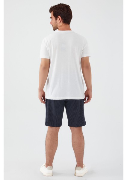 Natural Krem Erkek Bermuda Takım indirimleri