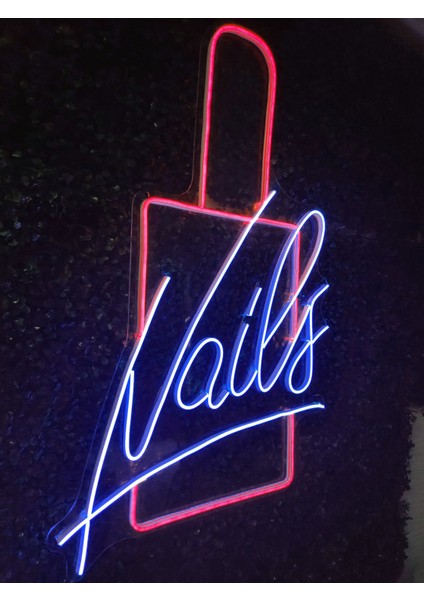 Nail Tırnak Oje Neon LED Tabela modelleri