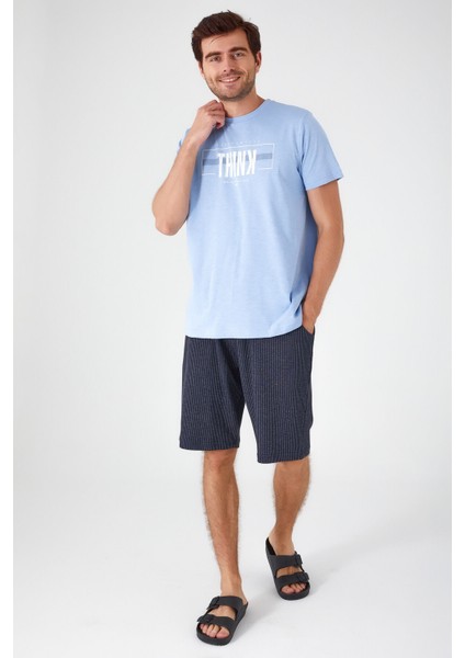 Natural Bulut Mavisi Erkek Bermuda Takım fiyatları