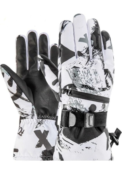 Ultralight Su Geçirmez Dokunmatik Kayak Snowboard Eldiveni