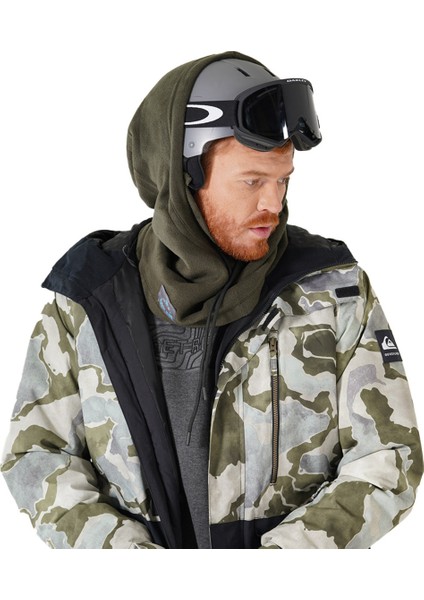 Erkek Haki Yeşil Polar Kar Maskesi Kayak Kaskı Şapkası fırsatları