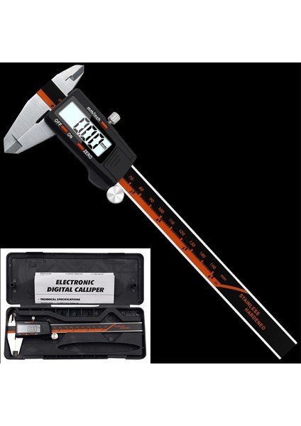 Inç 0-150MM Dijital Kumpaslar Paslanmaz Çelik Elektronik Dijital Sürmeli Kumpas Metal Mikrometre Ölçme Aracı (Yurt Dışından) fiyatları