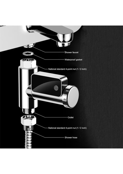 Duş Termometre LED Elektronik Ekran Musluk Bebek Banyo Termometresi Güvenli Heath Ev Banyo Araçları Duş Sıcaklık Göstergesi (Yurt Dışından) indirimleri