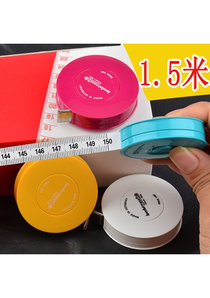 Sevimli Mini Cetvel Mezura Elbise Ölçü Elbise Bel Ölçümleri Yumuşak Cetvel Küçük Deri Cetvel Metre Cetvel 1.5 Metre (Yurt Dışından)