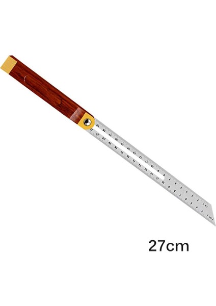 Açı Cetvelleri Göstergeler Üç Kare Sürgülü T-Eğimli Ahşap Saplı Seviye Ölçme Aracı Ahşap Işaretleme Ölçer (Yurt Dışından) fiyatları