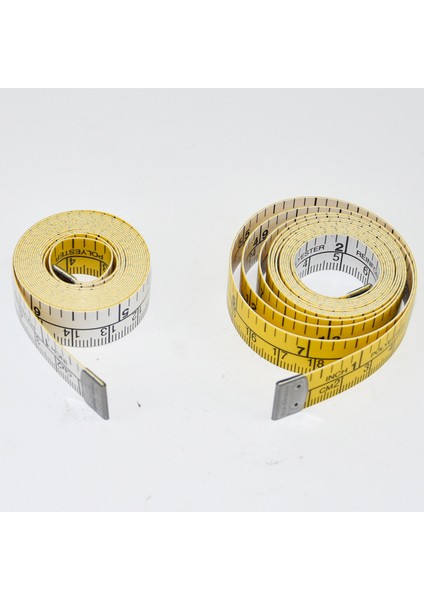 Çift Taraflı Mezura 1.5 Metre Üç Daire Cetvel Giyim Cetveli Terzi Cetvel Dikiş Cetveli Inç Küçük Mezura Yumuşak Cetvel (Yurt Dışından) modelleri