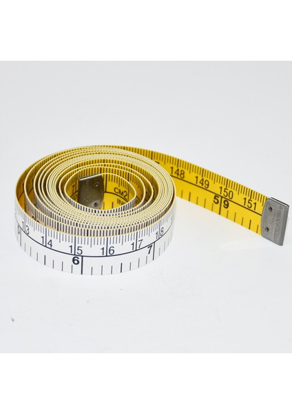 Çift Taraflı Mezura 1.5 Metre Üç Daire Cetvel Giyim Cetveli Terzi Cetvel Dikiş Cetveli Inç Küçük Mezura Yumuşak Cetvel (Yurt Dışından) fırsatları