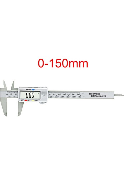 Inç Dijital Sürmeli Kumpaslar 0-150MM LCD Elektronik Kumpas Caon Fiber Ölçer Yükseklik Ölçüm Araçları Instents Mikrometre (Yurt Dışından)