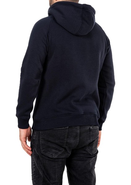 Erkek Kapşonlu Sweat Kompak 3ip Ribana Kol Şardonlu Lacivert fiyatları