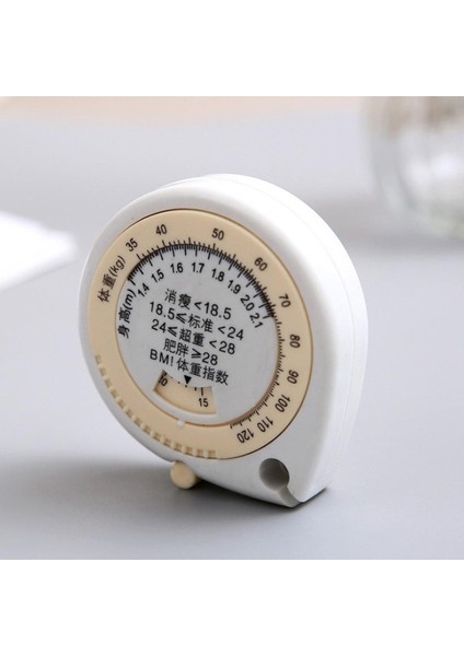 Ev Otomatik Geri Çekilebilir Mini Mezura 1.5 Metre Plastik Ölçüm Ölçümleri Mezura Giyim Cetveli Küçük Yumuşak Cetvel (Yurt Dışından)