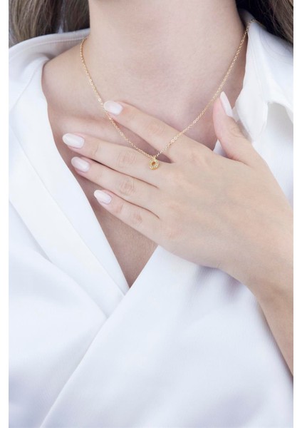 O Harfli Gold Zincir Kolye fiyatları