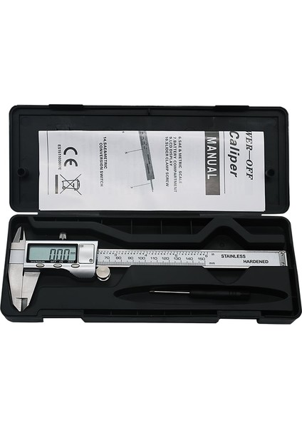 TON09 6 Inç 150MM Paslanmaz Çelik Elektronik Dijital Sürmeli Kumpas Metal Mikrometre Ölçümü (Yurt Dışından) fiyatları