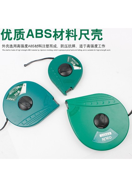 Oubang El Sallayarak Mezura 20M Yumuşak Kumaş Cetvel 30M Şantiye Mühendisliği Ölçüm Kutusu Cetveli 50M Fiber Disk Cetveli (Yurt Dışından) fırsatları