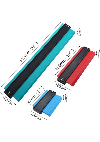 5/10/20 Kontur Ölçer Şifreli Ark Ölçme Cetveli Kontur Ölçer (Yurt Dışından) fiyatları