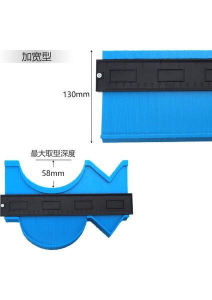 5/10/20 Kontur Ölçer Şifreli Ark Ölçme Cetveli Kontur Ölçer (Yurt Dışından) fırsatları