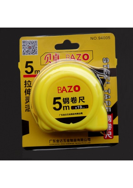Guangdong Jinda Tarafından Üretilen Bezhuo 94005 Çelik Şerit Metre Ölçüm Cetveli 5m Şerit Metre (Yurt Dışından) indirimleri