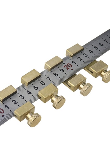 Ayarlanabilir Çelik Cetvel Konumlandırma Bloğu Açı Işaretleme Ölçer Pirinç Çizgi Çizici Cetvel Sabit Pozisyon (Tip-B) (Yurt Dışından) fırsatları