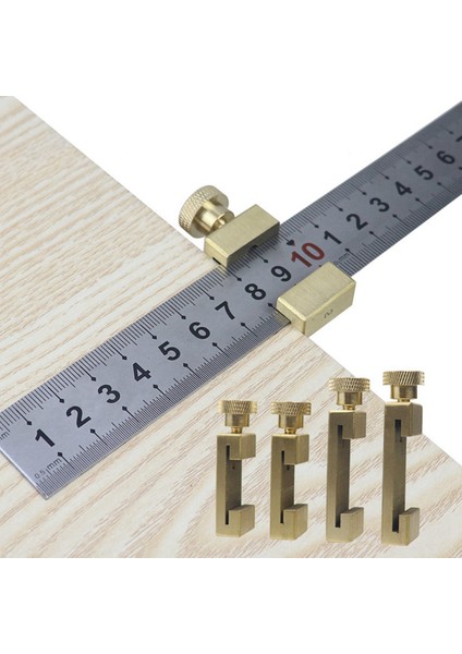 Ayarlanabilir Çelik Cetvel Konumlandırma Bloğu Açı Işaretleme Ölçer Pirinç Çizgi Çizici Cetvel Sabit Pozisyon (Tip-B) (Yurt Dışından) indirimleri