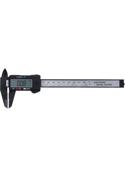 0-150MM LCD Elektronik Dijital Sürmeli Kumpas 6 Inç Fiber Mikrometre Ölçer Ölçme Aracı Doğru Dijital Cetvel (Yurt Dışından) indirimleri