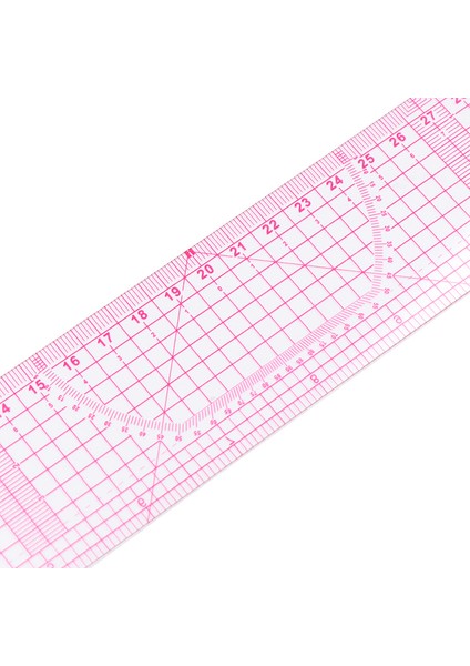 Dikiş Terzi 54CM Çift Taraflı Metrik Düz Cetvel Patchwork Kumaş Cetveller Katmanı (Yurt Dışından) indirimleri
