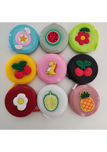 Karikatür Sevimli Mini Taşınabilir 1.5 M Küçük Mezura Dikiş Ölçüsü Hediye Mezura Hediye Ölçüm Ölçümleri Yumuşak Mezura (Yurt Dışından)