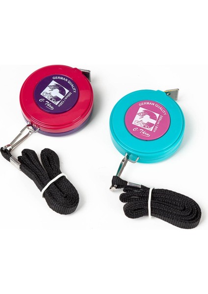 Alman Kaliteli Otomatik Geri Çekilebilir Giyim Mezura Kordon Dikiş Özel 2 Metre 3 Metre Yumuşak Cetvel Ölçüm Ölçümleri (Yurt Dışından)