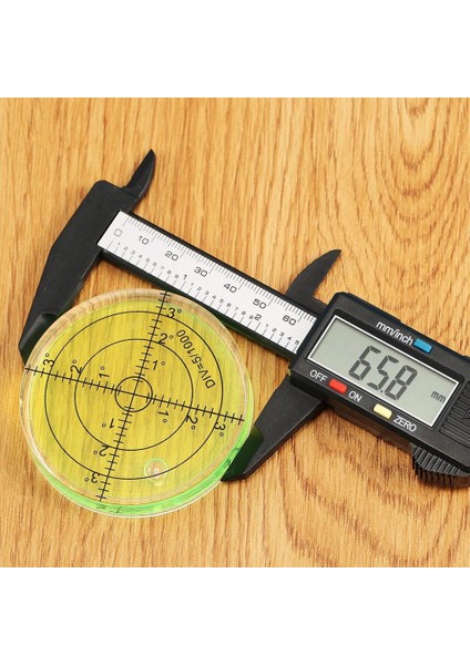 【ayak Izi】 Yüksek Hassasiyetli Akrilik Seviye Yatay Eşitleyici Dairesel Kabarcık Seviyesi Su Terazisi Yuvarlak Kabarcık Seviyesi Ölçüm Cihazı Için (Yurt Dışından) fiyatları