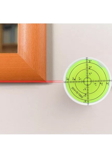 【ayak Izi】 Yüksek Hassasiyetli Akrilik Seviye Yatay Eşitleyici Dairesel Kabarcık Seviyesi Su Terazisi Yuvarlak Kabarcık Seviyesi Ölçüm Cihazı Için (Yurt Dışından) modelleri