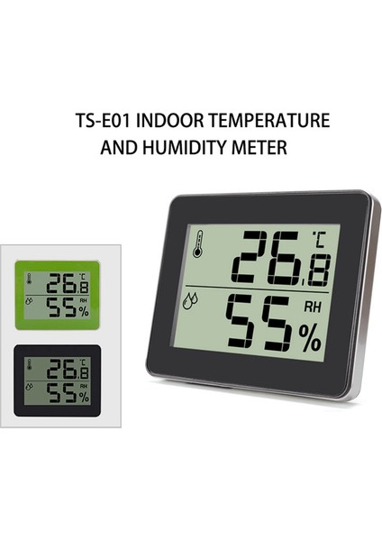 Dijital Termometre Higrometre, Iç Mekan Nem Ölçer, Yeşil (Yurt Dışından) fiyatları