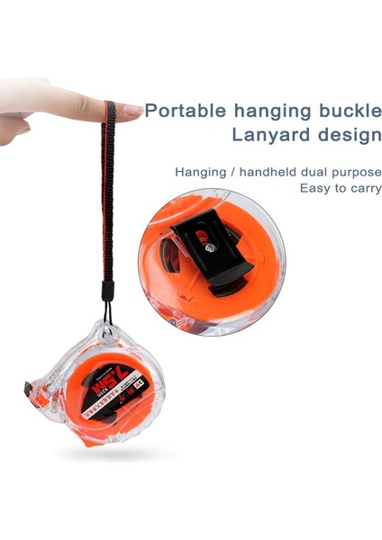 Düşmeye Dayanıklı ve Aşınmaya Dayanıklı Şeffaf 3-10 M Çelik Mezura Metal Mezura Su Geçirmez Mezura Metre (Yurt Dışından) indirimleri