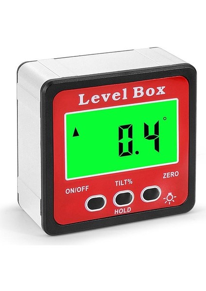 Açı Iletki 4*90° Mini Elektronik Dijital Iletki Inklinometre Açı Bulucu Ölçer Ölçüm Kutusu (Yurt Dışından)