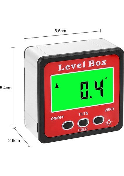 Açı Iletki 4*90° Mini Elektronik Dijital Iletki Inklinometre Açı Bulucu Ölçer Ölçüm Kutusu (Yurt Dışından) indirimleri