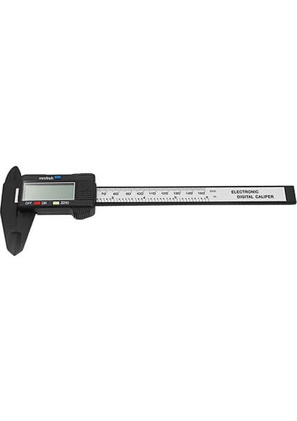 Elektronik Dijital Ekran Vernier Kumpas Dijital Ölçüm Cihazı - Siyah ve Gümüş (Yurt Dışından)