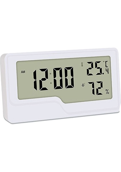 Higrometre Termometre Dijital Sıcaklık Zaman Saati LCD Gerinim Ölçer Sensörü Nem Ölçer Arka Işık Yok (Yurt Dışından) indirimleri