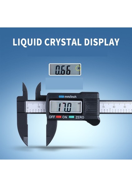 ~ 150MM 6 Inç LCD Dijital Elektronik Sürmeli Kumpas Ölçer Mikrometre Ölçme Aracı Plastik Şeffaf Kutu ile (Yurt Dışından) indirimleri