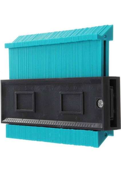 Kontur Ölçer Plastik Profil Kopya Ölçer Teksir Makinesi Standart Ahşap Markalama Aracı - Yeşil (Yurt Dışından)