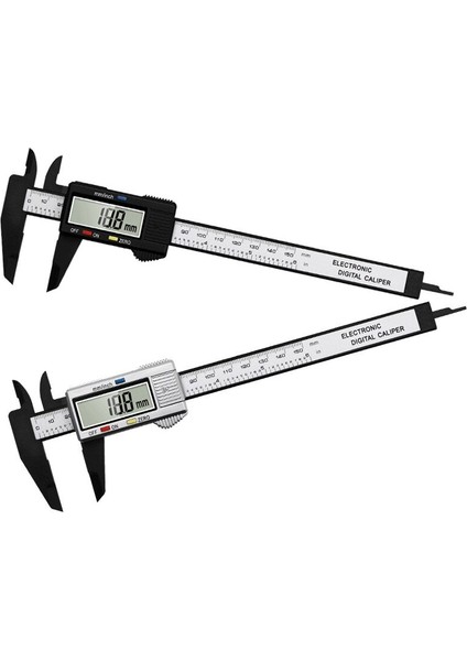 0-100MM 0-150MM Dijital Sürmeli Kaliperler LCD Elektronik Caon Fiber Ölçer Yükseklik Ölçüm Aletlerini Ölçer (Yurt Dışından)