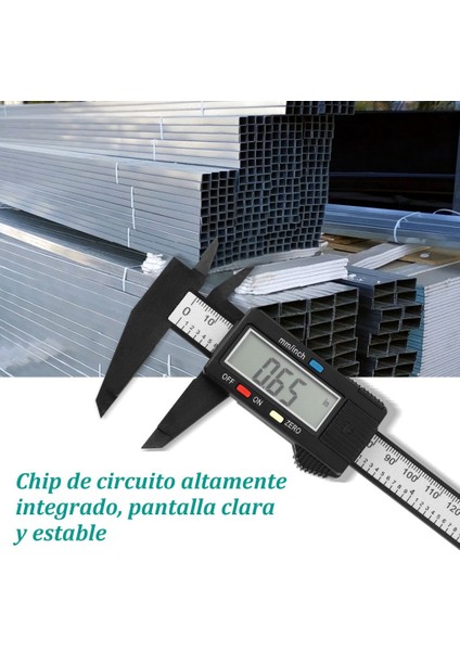 Dijital Kumpas Rtable Elektronik Sürmeli Kumpas 100MM Kaliper Mikrometre Dijital Cetvel Ölçme Aracı 150MM 0.1mm (Yurt Dışından)
