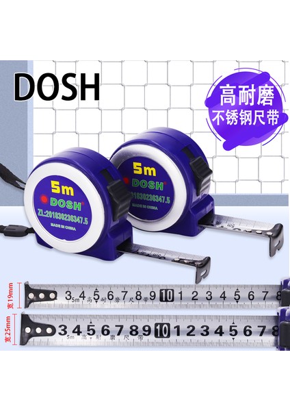 Paslanmaz Çelik Mezura 3 Metre 5 Metre 7,5 Metre 10 Metre Cetvel Aşınmaya Dayanıklı Su Geçirmez Pas Önleyici Yüksek Hassasiyetli Ev Ölçüm Kutusu Cetveli (Yurt Dışından) fiyatları