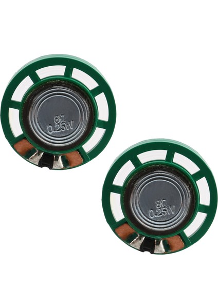 2 Adet 1/4W 0.25W 8ohm 27MM Yuvarlak Harici Mıknatıslı Hoparlör Hoparlör (Yurt Dışından)