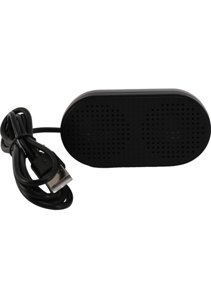 Dizüstü Bilgisayar Için USB Hoparlör Taşınabilir Hoparlör (Siyah) (Yurt Dışından)