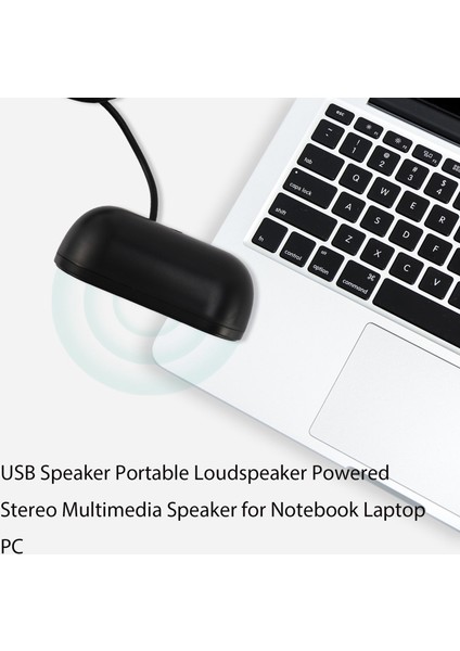 Dizüstü Bilgisayar Için USB Hoparlör Taşınabilir Hoparlör (Siyah) (Yurt Dışından) fırsatları