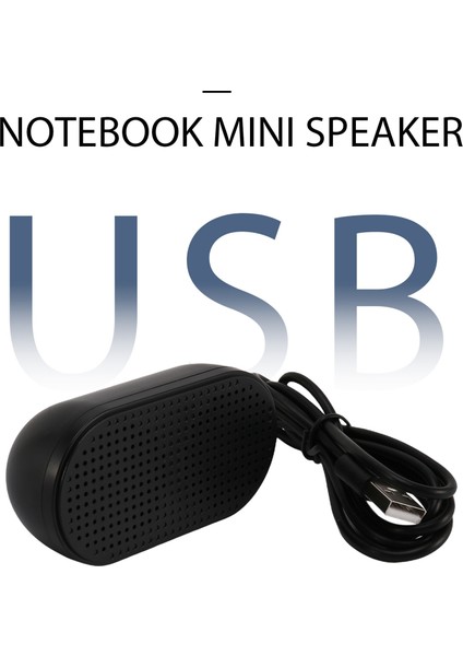Dizüstü Bilgisayar Için USB Hoparlör Taşınabilir Hoparlör (Siyah) (Yurt Dışından) indirimleri