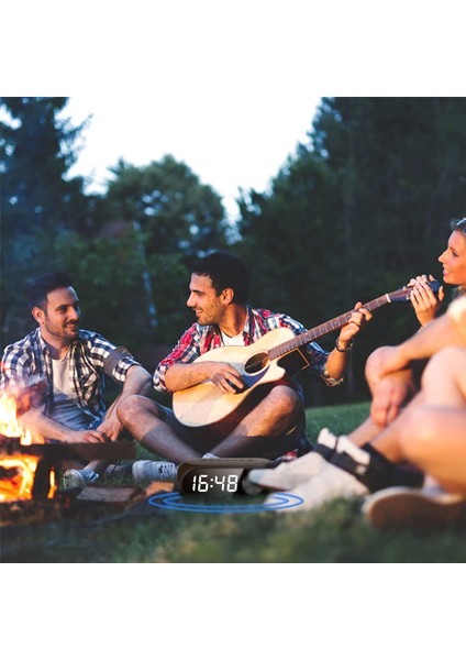 Bluetooth Ayna Hoparlör, Çok Fonksiyonlu Müzik Kutusu, Radyo Çalar Saat (Yurt Dışından) indirimleri